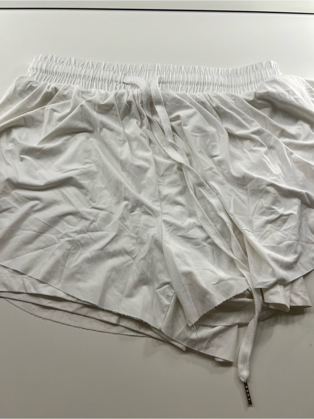 Amazon Women’s White Athletic Drawstring Shorts